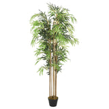 Artificial bamboo 1095 leaves 150 cm green