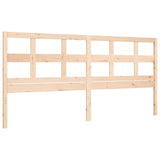 Bed frame without mattress 200x200 cm solid wood