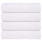 Essuie-mains 4 pcs blanc 50x100 cm 360 g/m² 100% coton