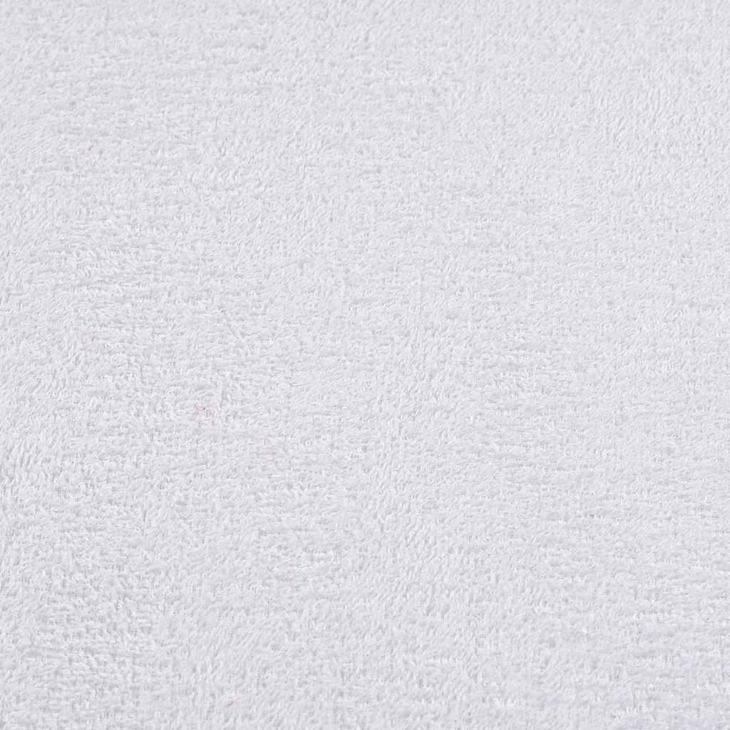 Essuie-mains 4 pcs blanc 50x100 cm 360 g/m² 100% coton