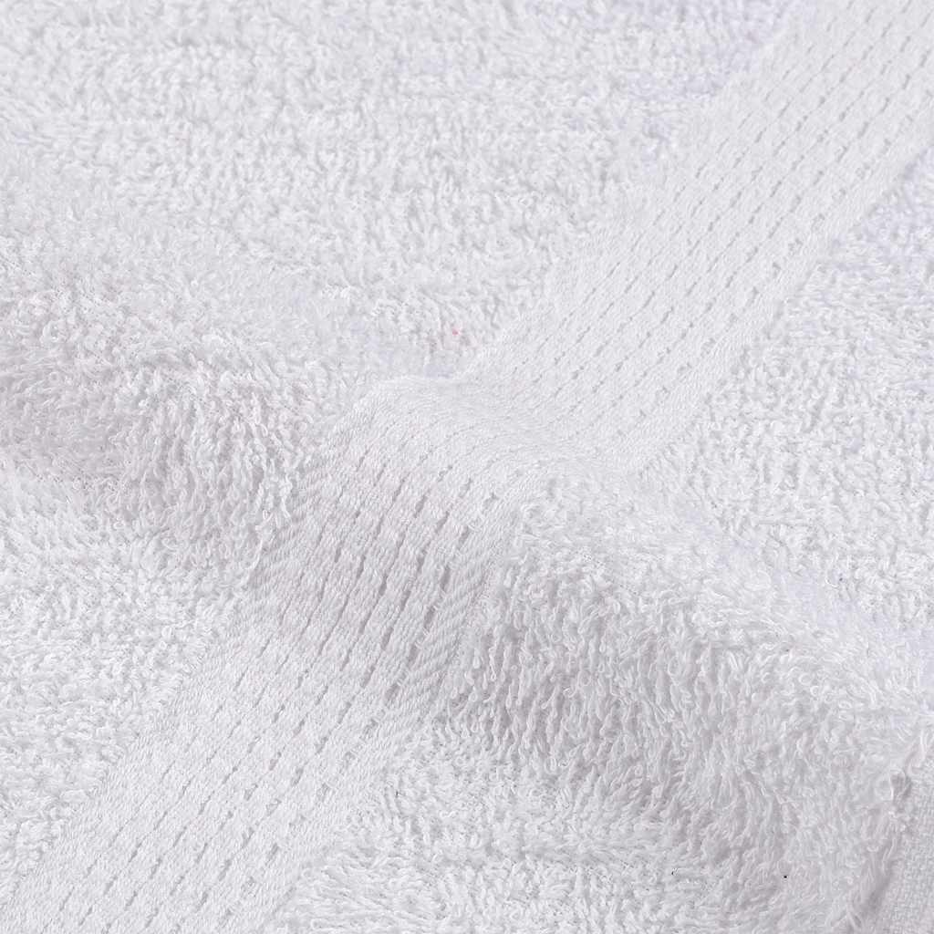 Essuie-mains 4 pcs blanc 50x100 cm 360 g/m² 100% coton