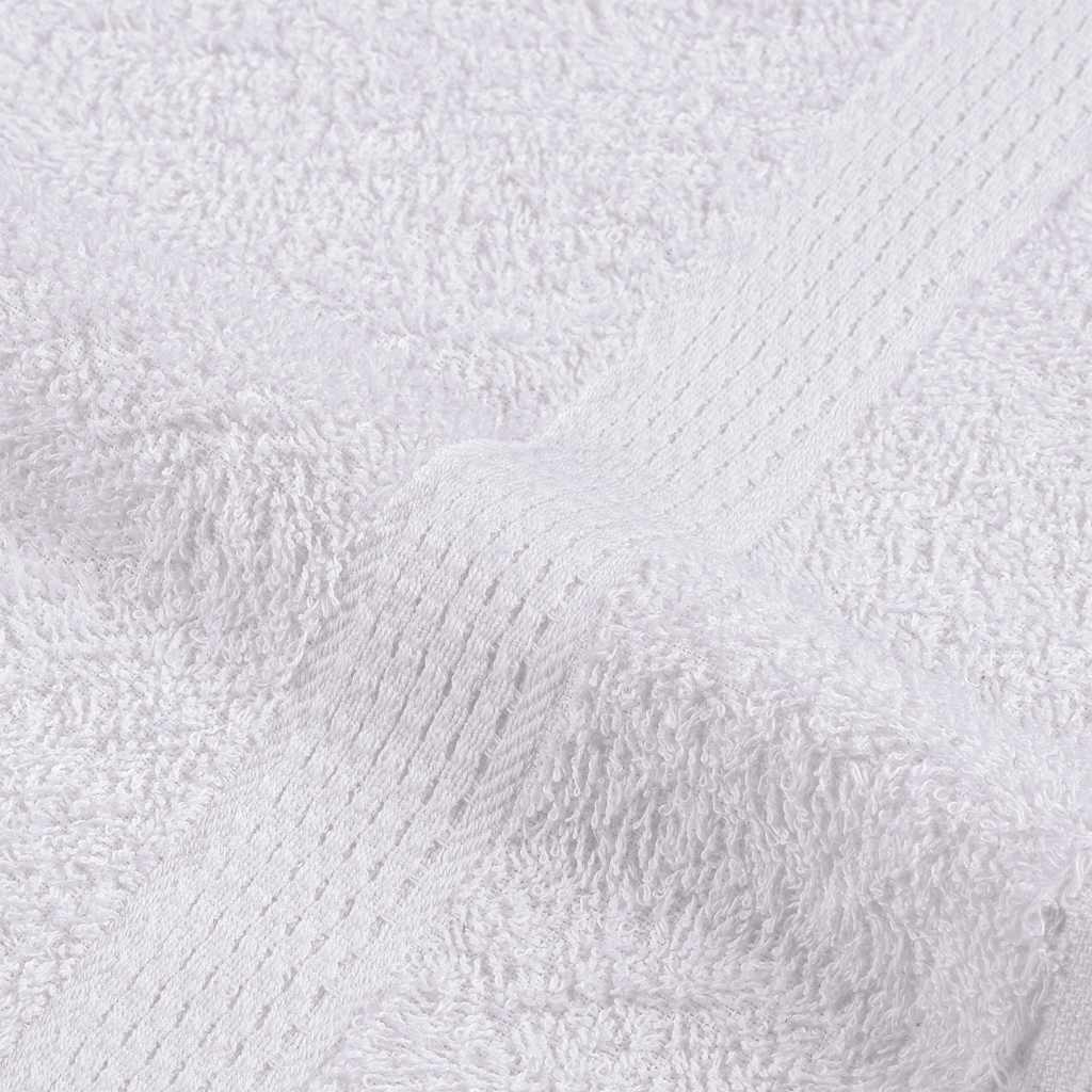 Serviettes de douche 2 pcs blanc 70x140 cm 360 g/m² 100% coton