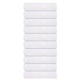 Serviettes de douche 10 pcs blanc 70x140 cm 360 g/m² 100% coton