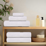 Serviettes de douche 25 pcs blanc 70x140 cm 360 g/m² 100% coton