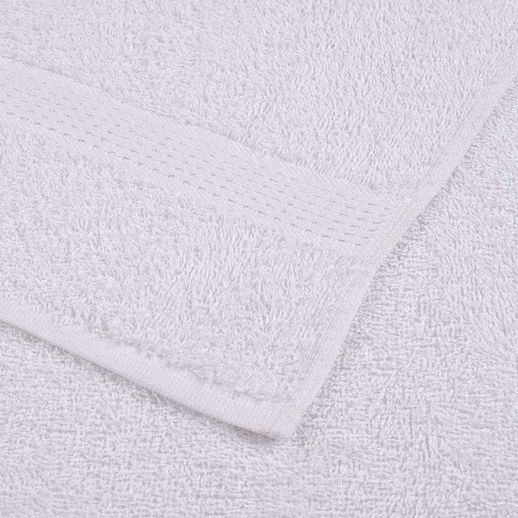 Serviettes de bain 25 pcs blanc 100x150 cm 360 g/m² 100% coton