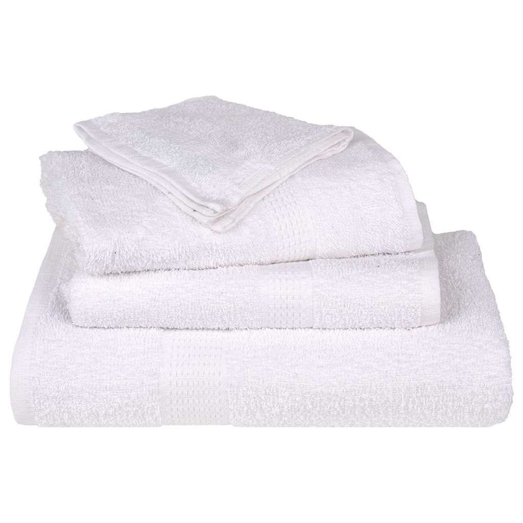 Serviettes de sauna 2 pcs blanc 80x200 cm 360 g/m² 100% coton