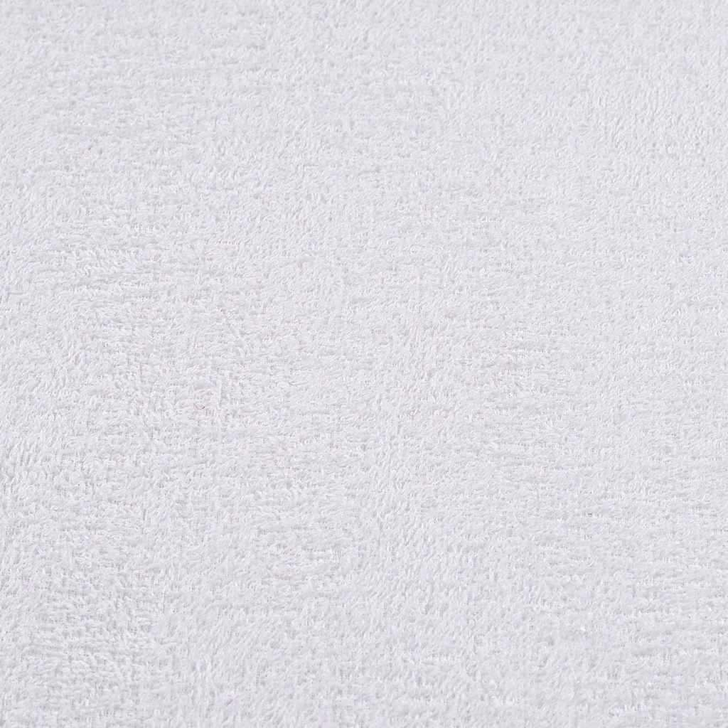 Serviettes de sauna 2 pcs blanc 80x200 cm 360 g/m² 100% coton