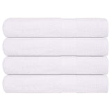 Serviettes 4 pcs blanc 100x200 cm 360 g/m² 100% coton