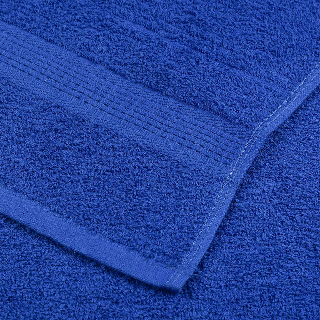 Serviettes de visage 4 pcs bleu 30x30 cm 360 g/m² 100% coton