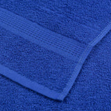 Serviettes de douche 4 pcs bleu 70x140 cm 360 g/m² 100% coton