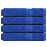 Serviettes de sauna 4 pcs bleu 80x200 cm 360 g/m² 100% coton