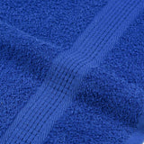 Serviettes 10 pcs bleu 100x200 cm 360 g/m² 100% coton