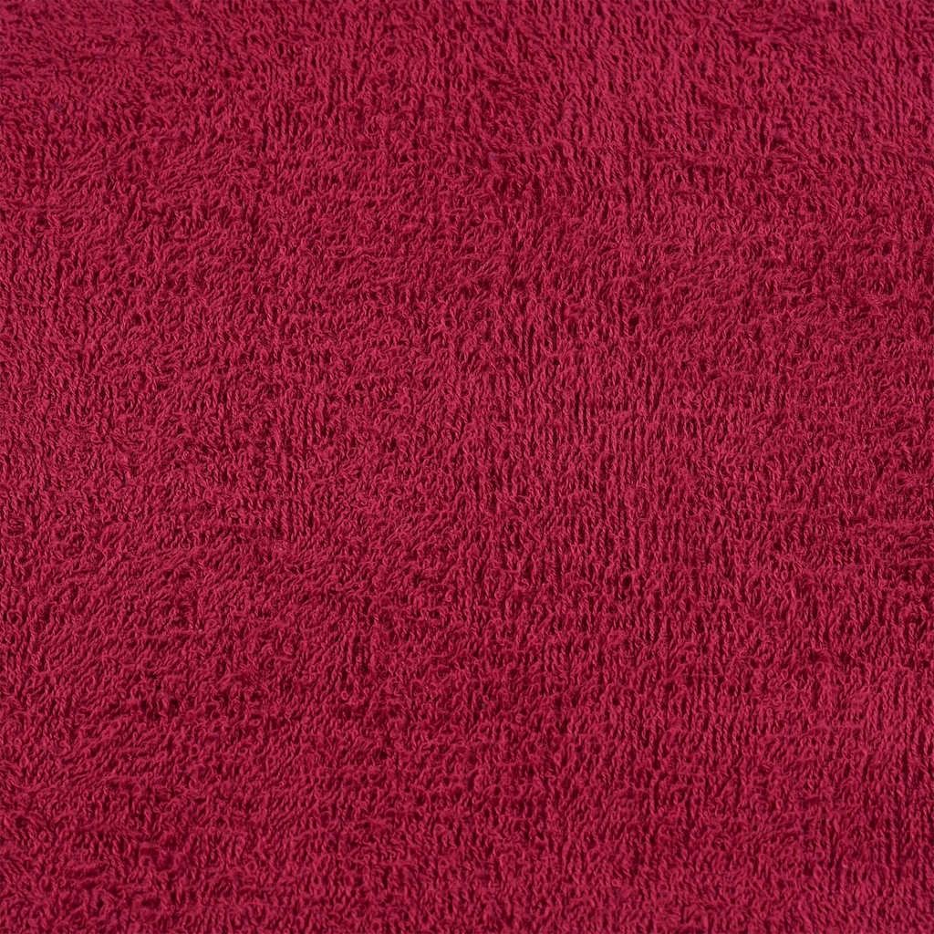 Serviettes de visage 2 pcs bordeaux 30x30cm 360 g/m² 100% coton