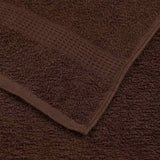 Serviettes de visage 2 pcs marron 30x30 cm 360 g/m² 100% coton