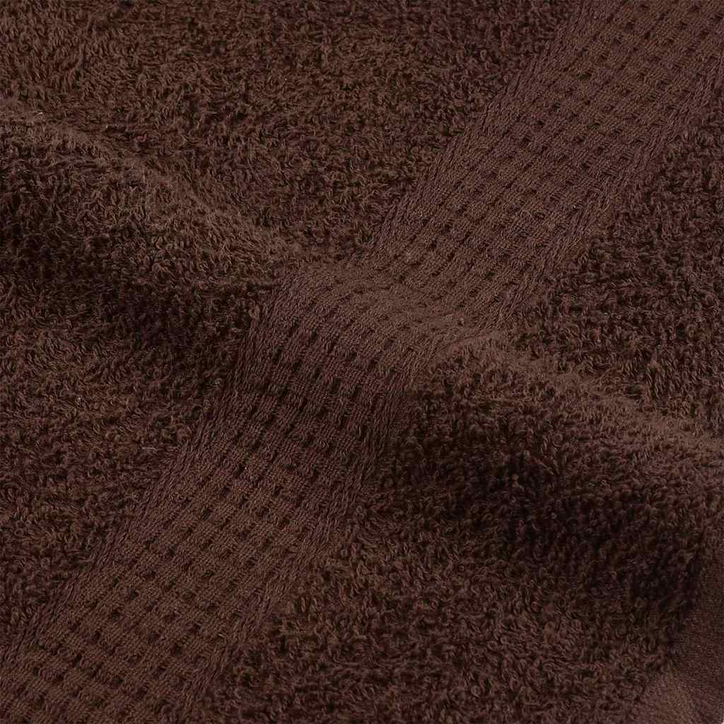 Shower towels 4 pcs brown 70x140 cm 360 g/m² 100% cotton