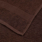 Bath towels 4 pcs brown 100x150 cm 360 g/m² 100% cotton