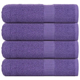 Serviettes de bain 4 pcs violet 100x150 cm 360 g/m² 100% coton