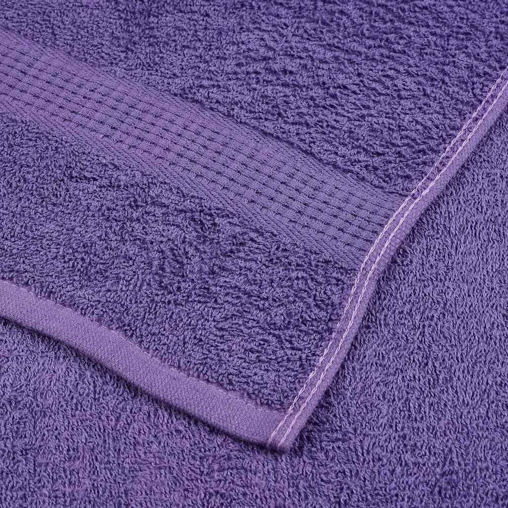 Serviettes de bain 4 pcs violet 100x150 cm 360 g/m² 100% coton