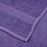 Serviettes de bain 4 pcs violet 100x150 cm 360 g/m² 100% coton