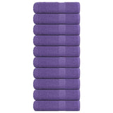 Serviettes de bain 10 pcs violet 100x150 cm 360 g/m² 100% coton