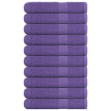 Sauna towels 10 pcs purple 80x200 cm 360 g/m² 100% cotton