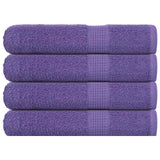 Serviettes 4 pcs violet 100x200 cm 360 g/m² 100% coton