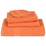 Face towels 2 pcs orange 30x30 cm 360 g/m² 100% cotton