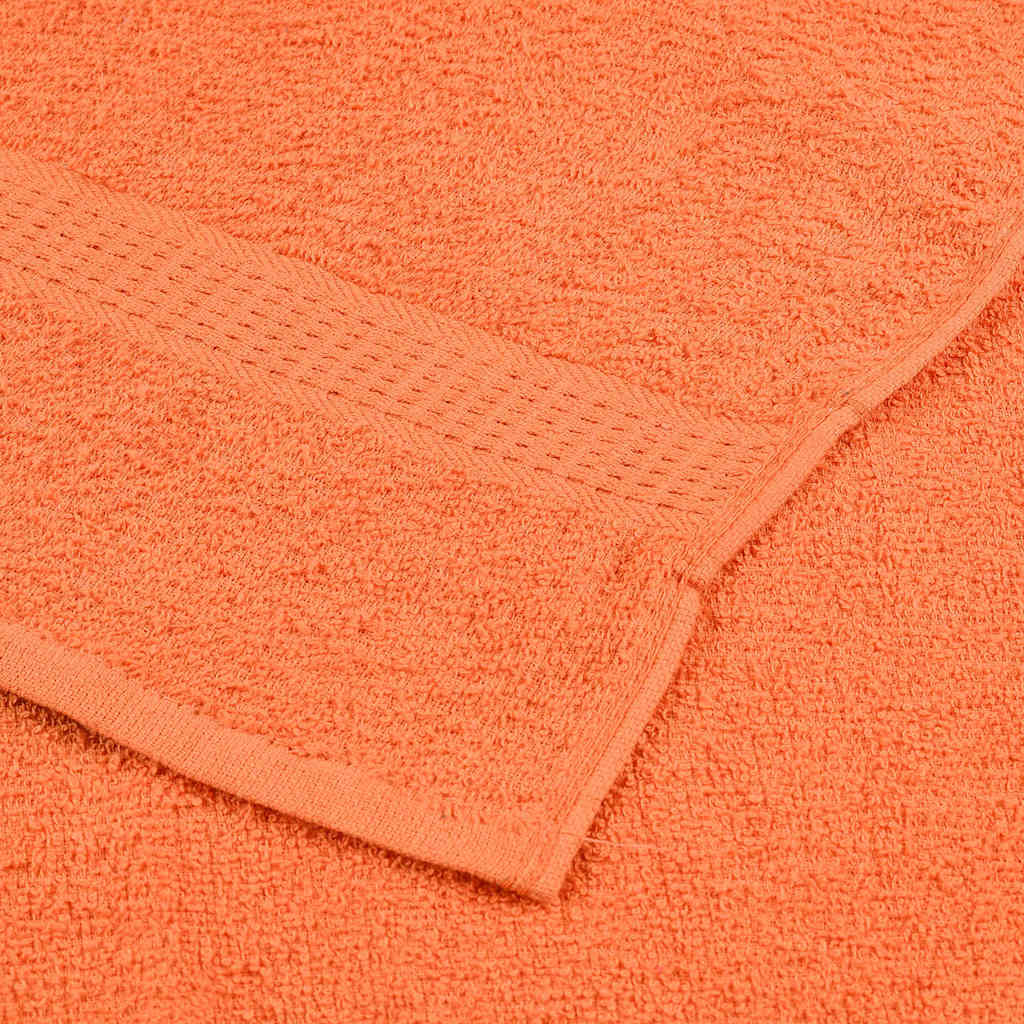 Face towels 2 pcs orange 30x30 cm 360 g/m² 100% cotton