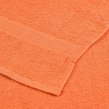 Face towels 2 pcs orange 30x30 cm 360 g/m² 100% cotton