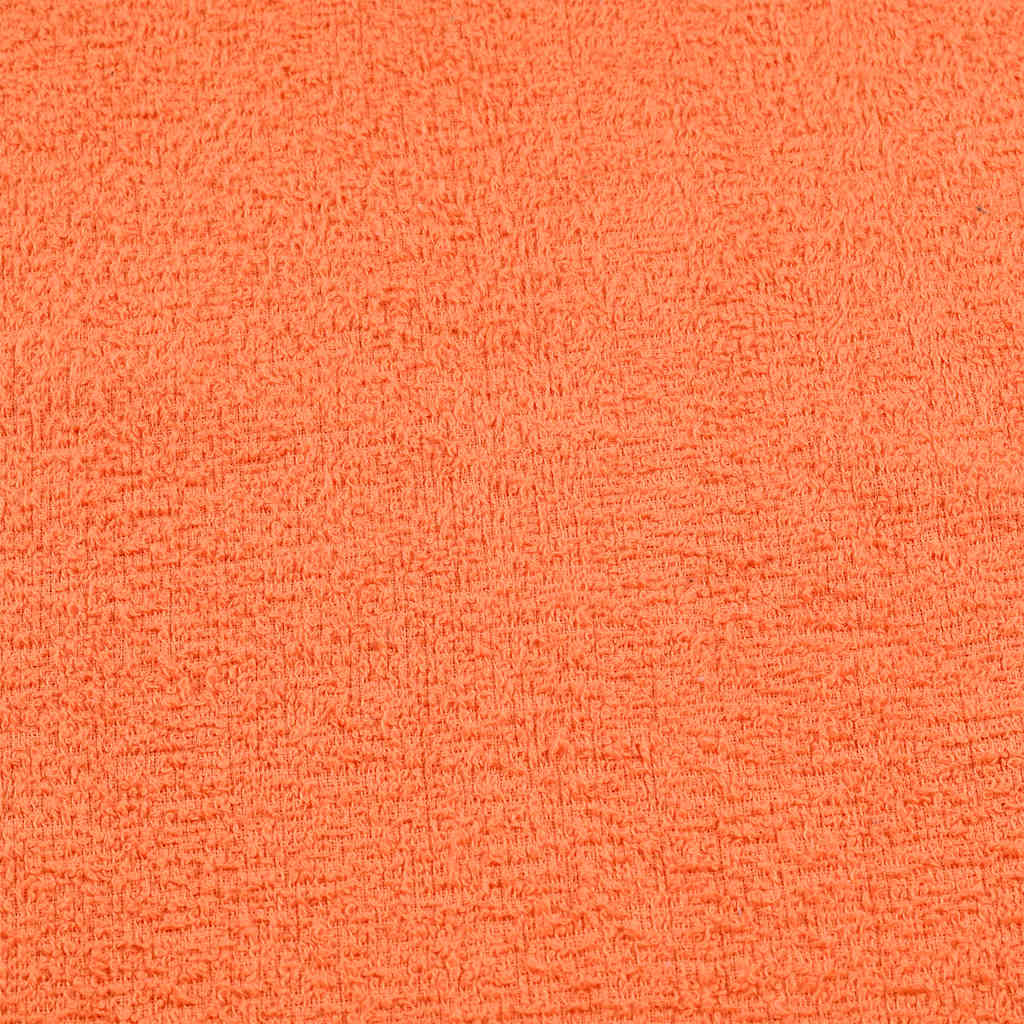 Serviettes de visage 4 pcs orange 30x30 cm 360 g/m² 100% coton