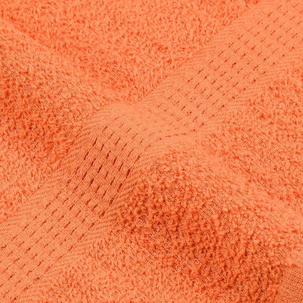 Serviettes de visage 4 pcs orange 30x30 cm 360 g/m² 100% coton