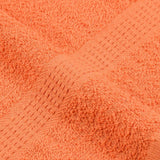 Guest towels 10 pcs orange 30x50 cm 360 g/m² 100% cotton