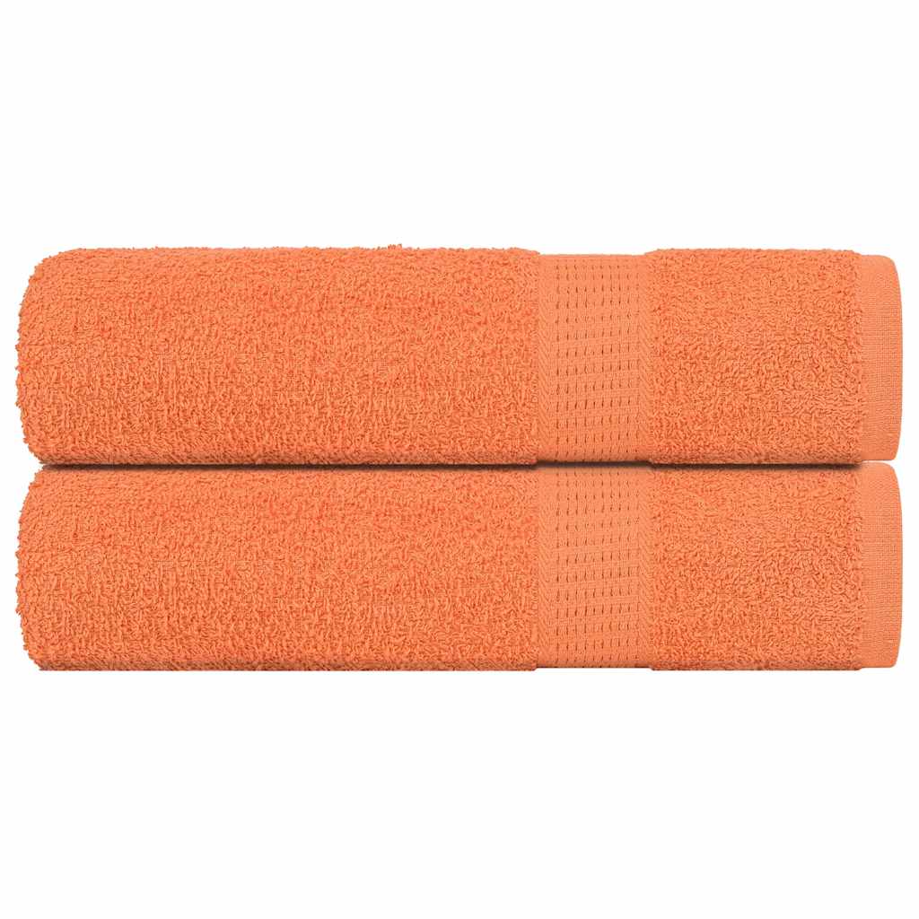 Essuie-mains 2 pcs orange 50x100 cm 360 g/m² 100% coton