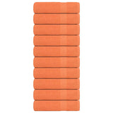 Essuie-mains 10 pcs orange 50x100 cm 360 g/m² 100% coton