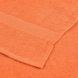 Serviettes de bain 4 pcs orange 100x150 cm 360 g/m² 100% coton