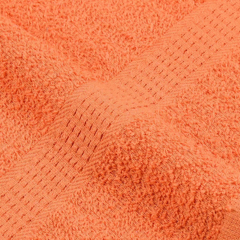 Serviettes de bain 10 pcs orange 100x150 cm 360 g/m² 100% coton