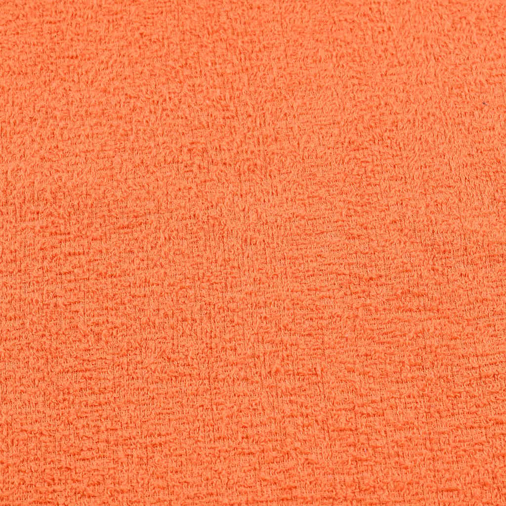 Serviettes de sauna 4 pcs orange 80x200 cm 360 g/m² 100% coton