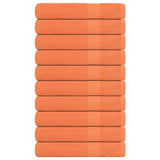 Saunatücher 10 Stück orange 80x200 cm 360 g/m² 100 % Baumwolle