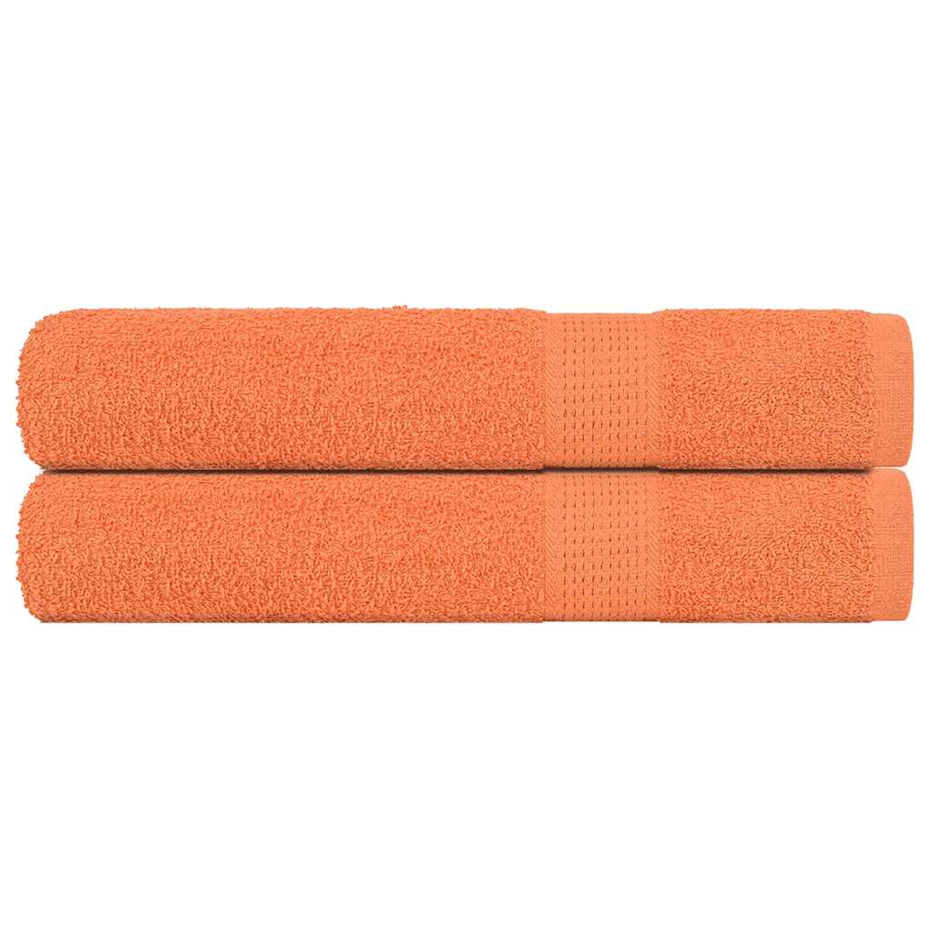 Serviettes 2 pcs orange 100x200 cm 360 g/m² 100% coton