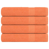 Serviettes 4 pcs orange 100x200 cm 360 g/m² 100% coton