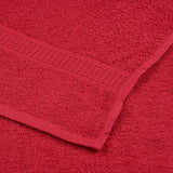 Guest towels 2 pcs red 30x50 cm 360 g/m² 100% cotton