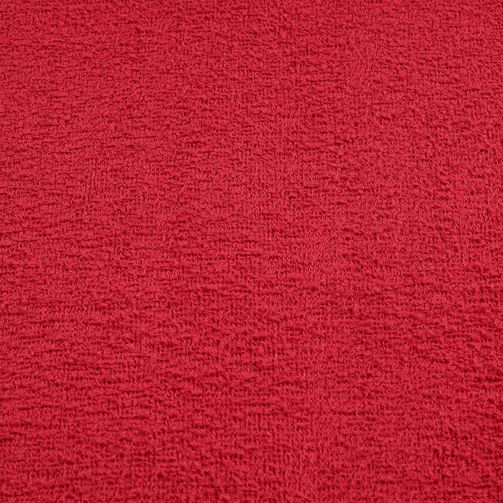 Essuie-mains 4 pcs rouge 50x100 cm 360 g/m² 100% coton