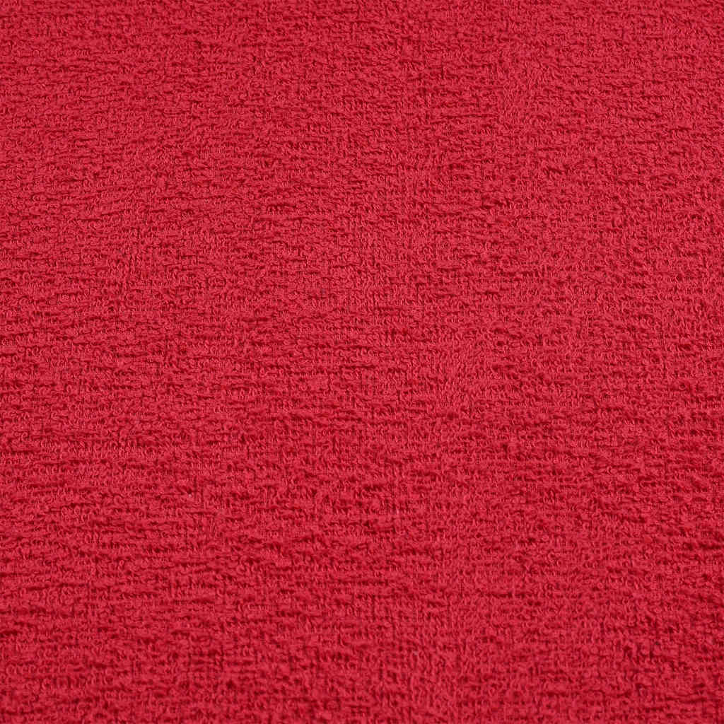 Essuie-mains 10 pcs rouge 50x100 cm 360 g/m² 100% coton