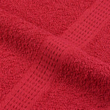 Serviettes de bain 2 pcs rouge 100x150 cm 360 g/m² 100% coton