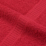 Serviettes de sauna 2 pcs rouge 80x200 cm 360 g/m² 100% coton