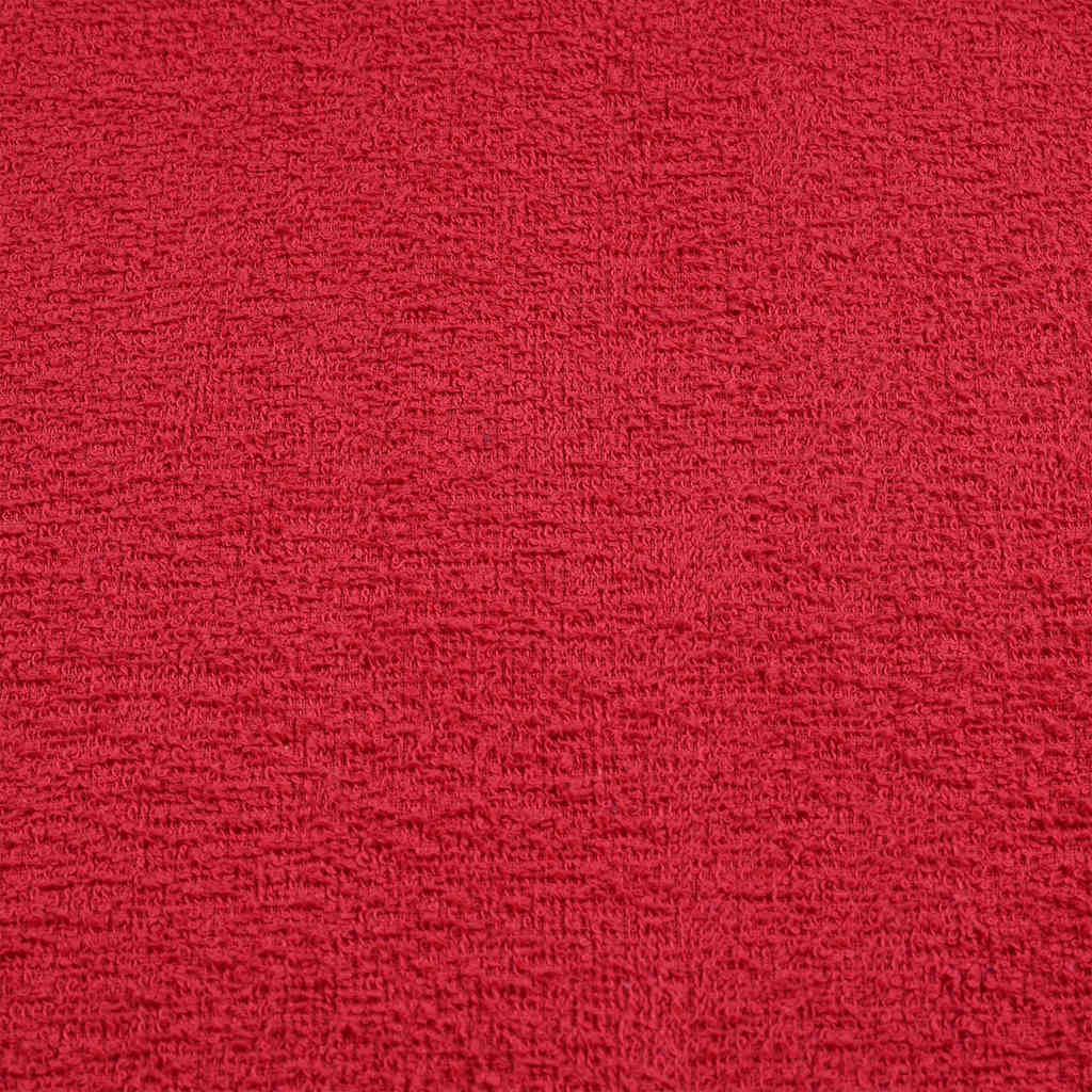 Serviettes de sauna 4 pcs rouge 80x200 cm 360 g/m² 100% coton