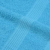 Serviettes de douche 2 pcs turquoise 70x140cm 360g/m² 100%coton