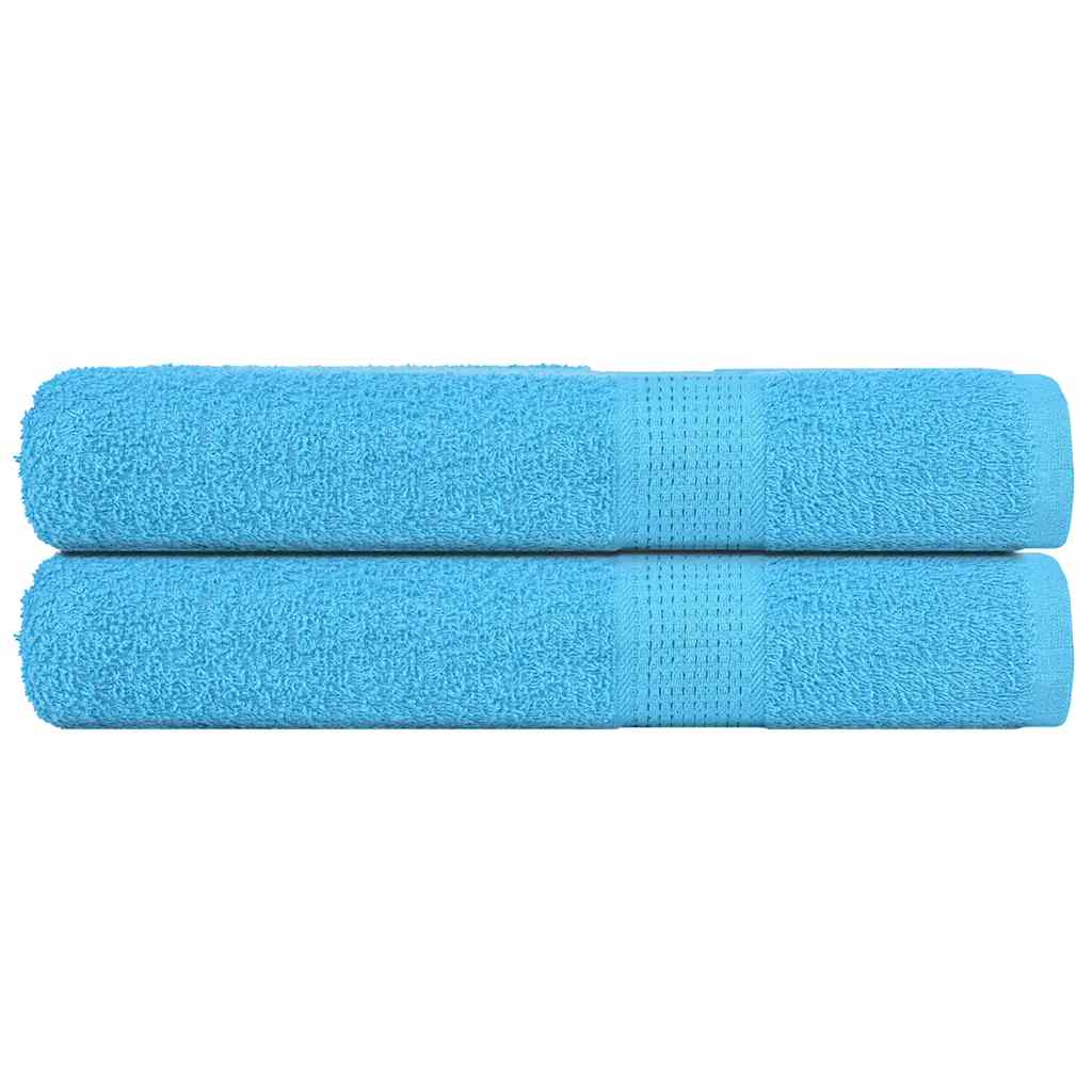 Serviettes 2 pcs turquoise 100x200 cm 360 g/m² 100% coton