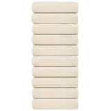 Essuie-mains 10 pcs crème 50x100 cm 360 g/m² 100% coton