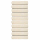 Serviettes de bain 10 pcs crème 100x150 cm 360 g/m² 100% coton